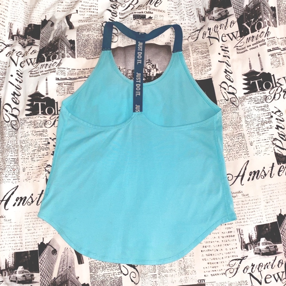 Nike blue top